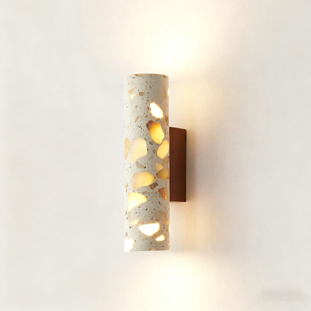 Solis Terrazzo Column Wall Lamp