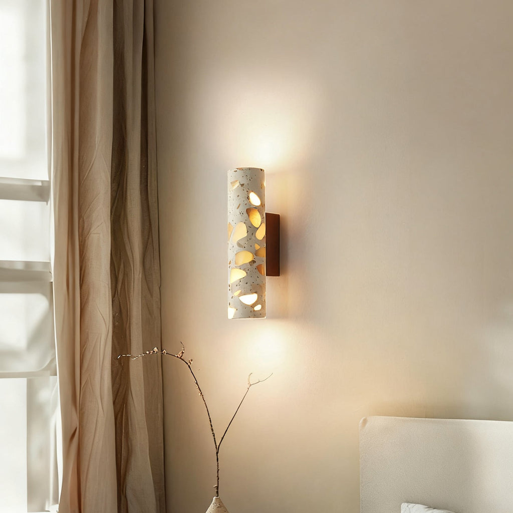 Solis Terrazzo Column Wall Lamp