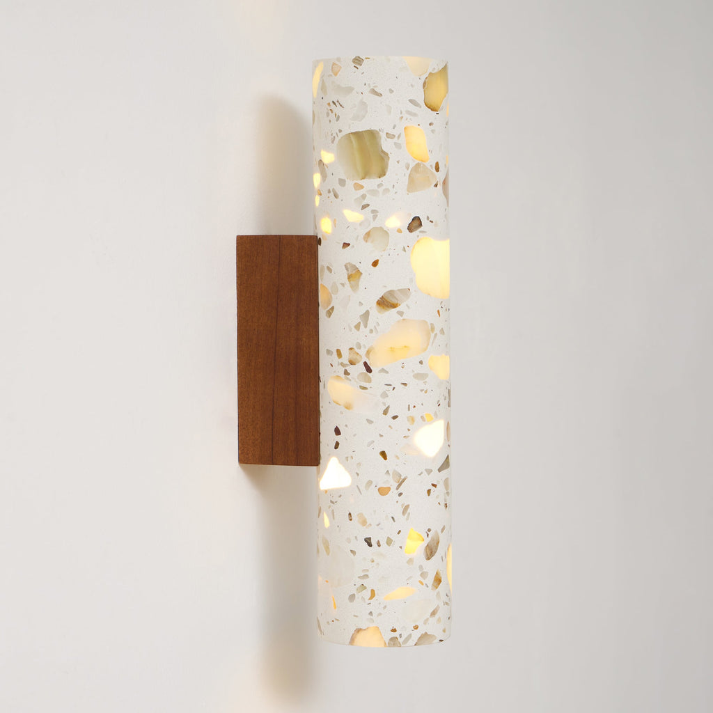 Solis Terrazzo Column Wall Lamp