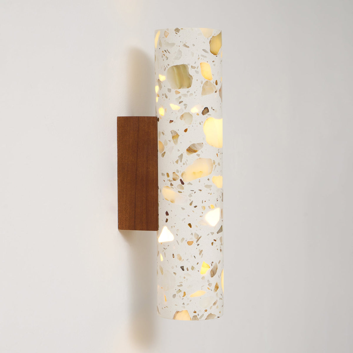 Solis Terrazzo Column Wall Lamp