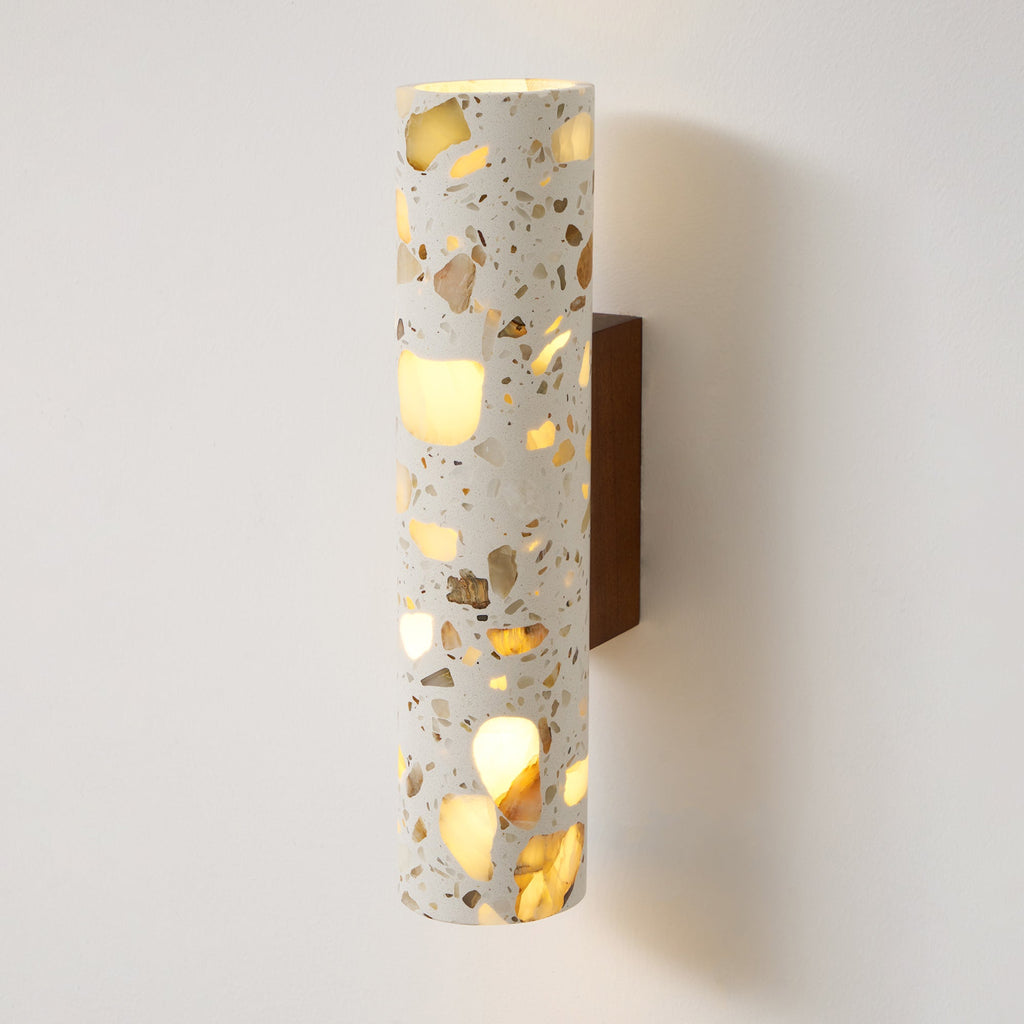 Solis Terrazzo Column Wall Lamp
