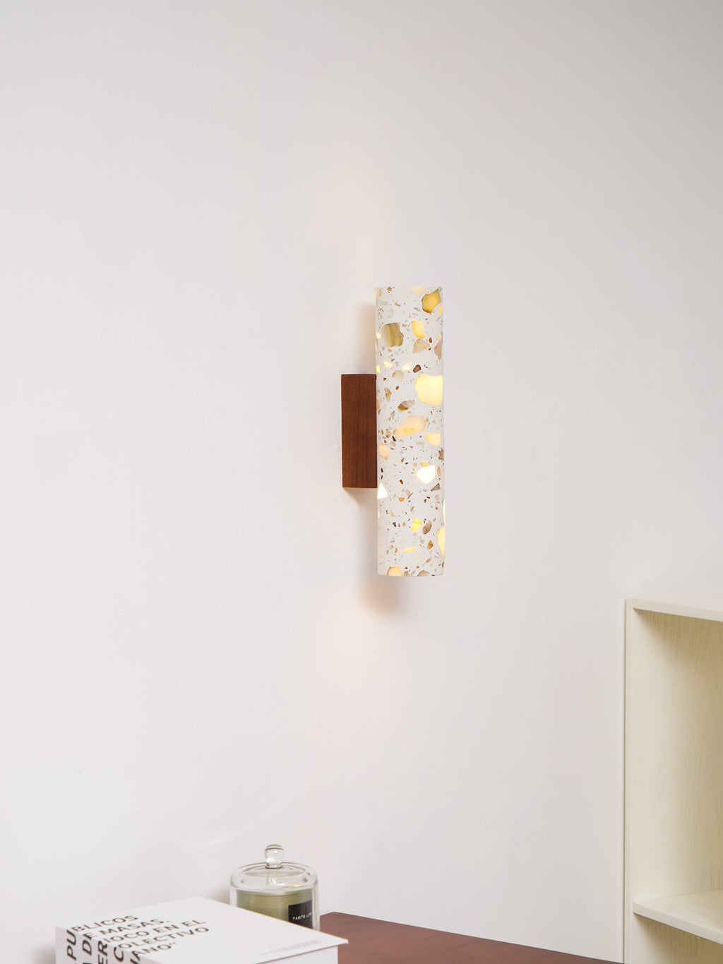 Solis Terrazzo Column Wall Lamp