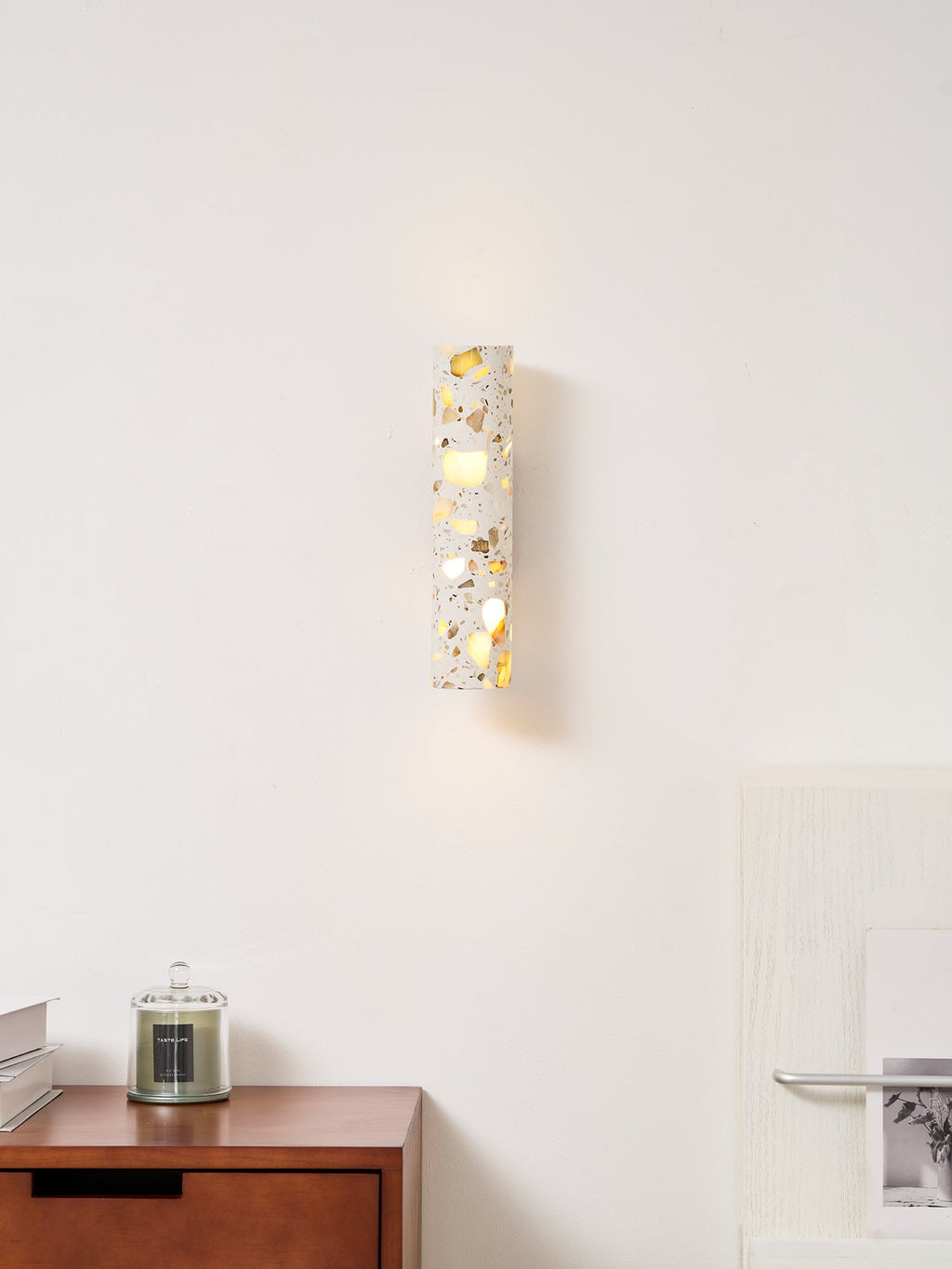 Solis Terrazzo Column Wall Lamp