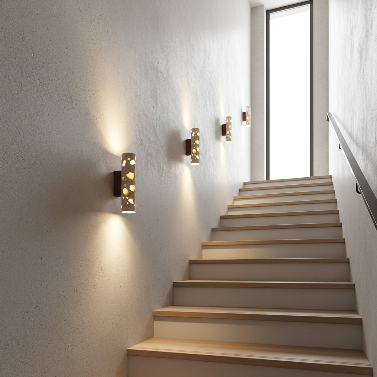 Solis Terrazzo Column Wall Lamp