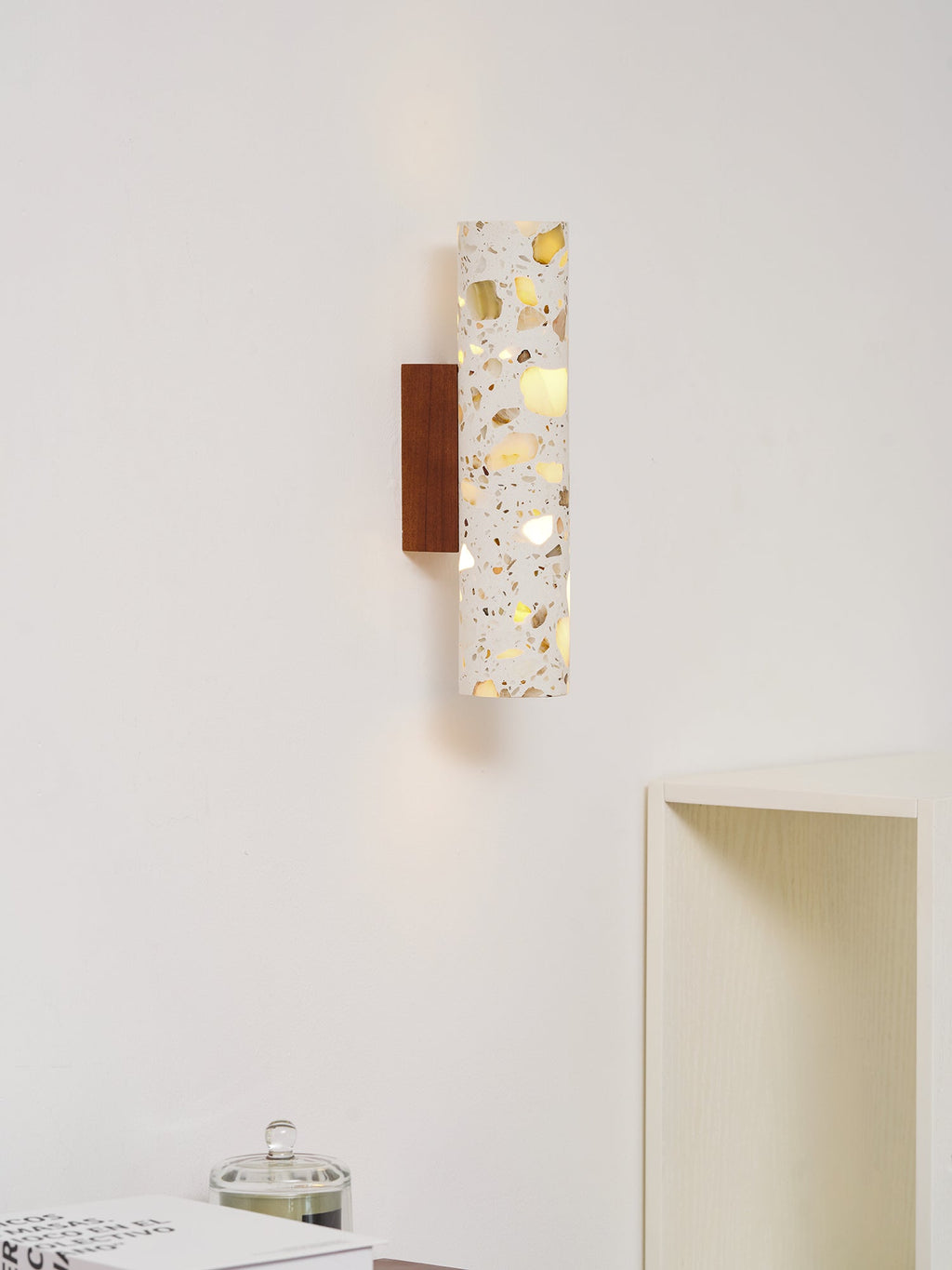Solis Terrazzo Column Wall Lamp