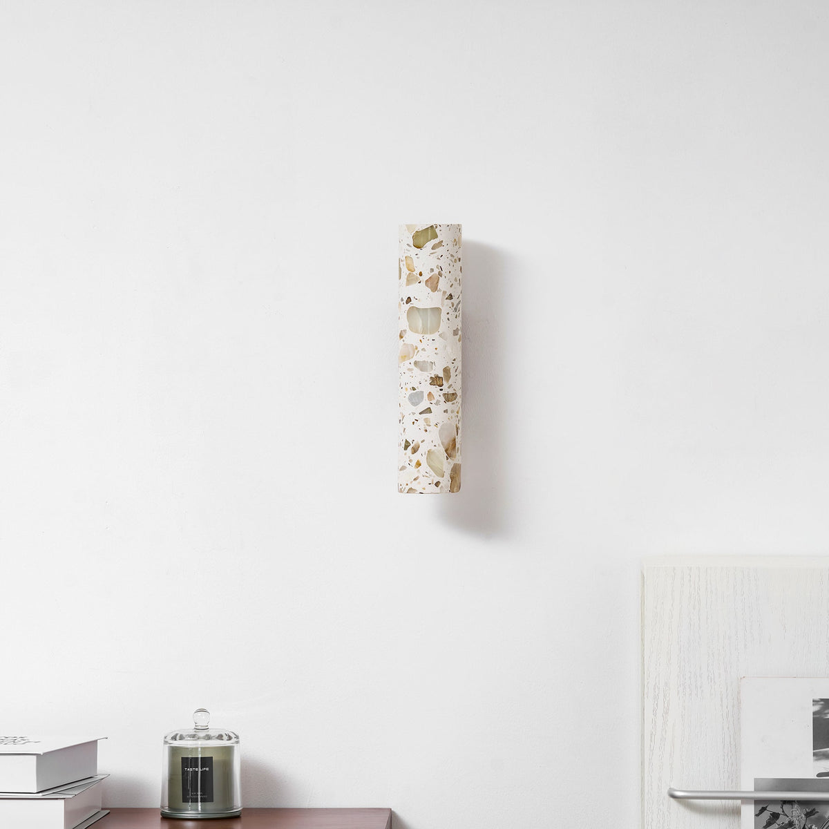 Solis Terrazzo Column Wall Lamp