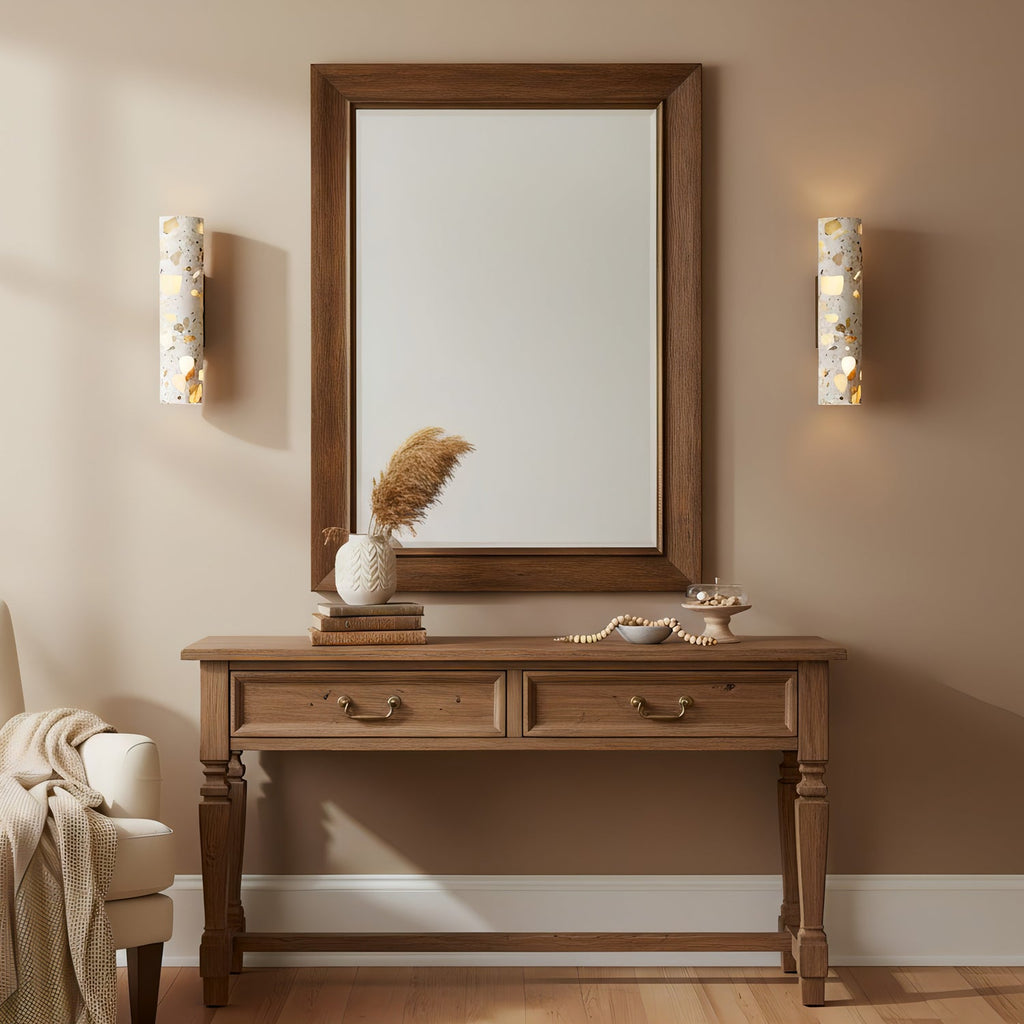 Solis Terrazzo Column Wall Lamp