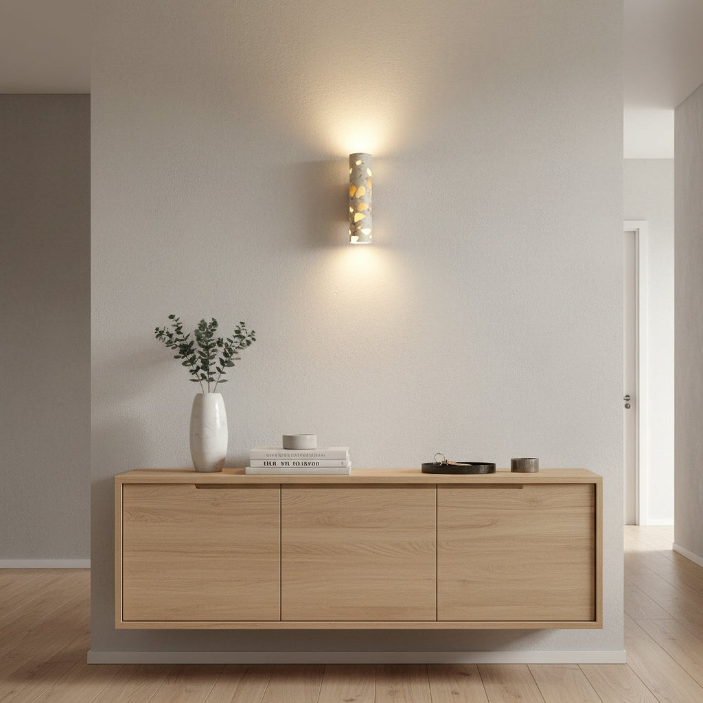 Solis Terrazzo Column Wall Lamp