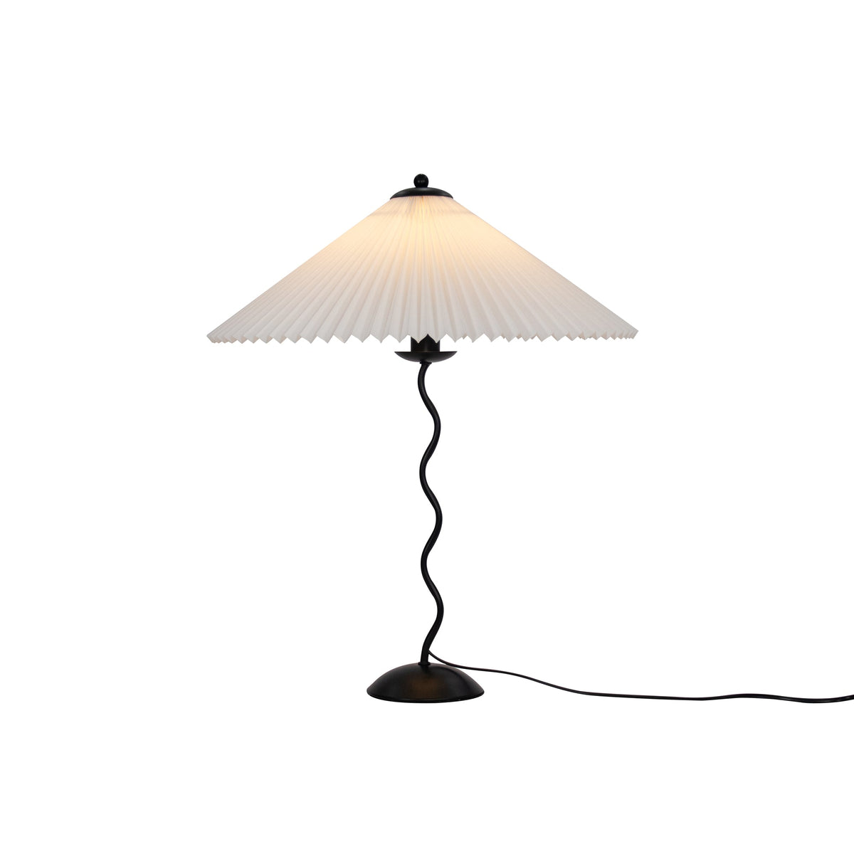 Squiggle Pleated Table Lamp