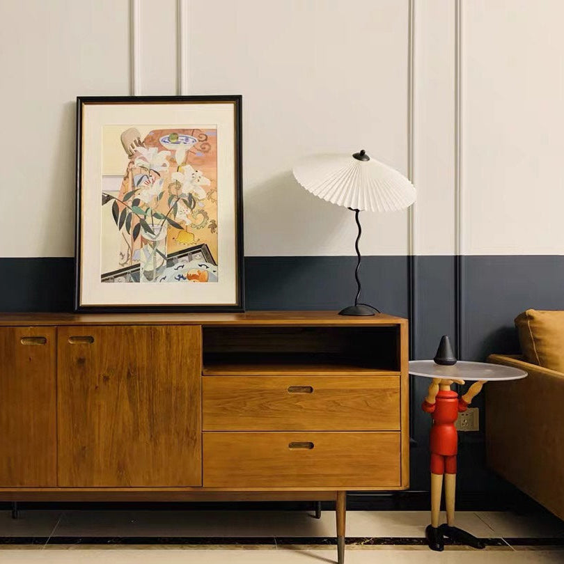 Squiggle Pleated Table Lamp