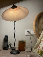 Squiggle Pleated Table Lamp