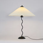 Squiggle Pleated Table Lamp