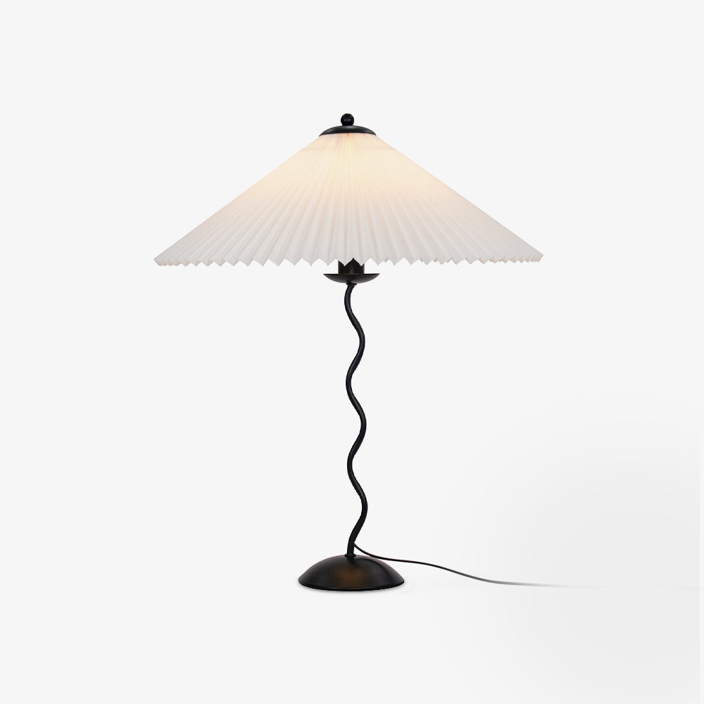 Squiggle Pleated Table Lamp