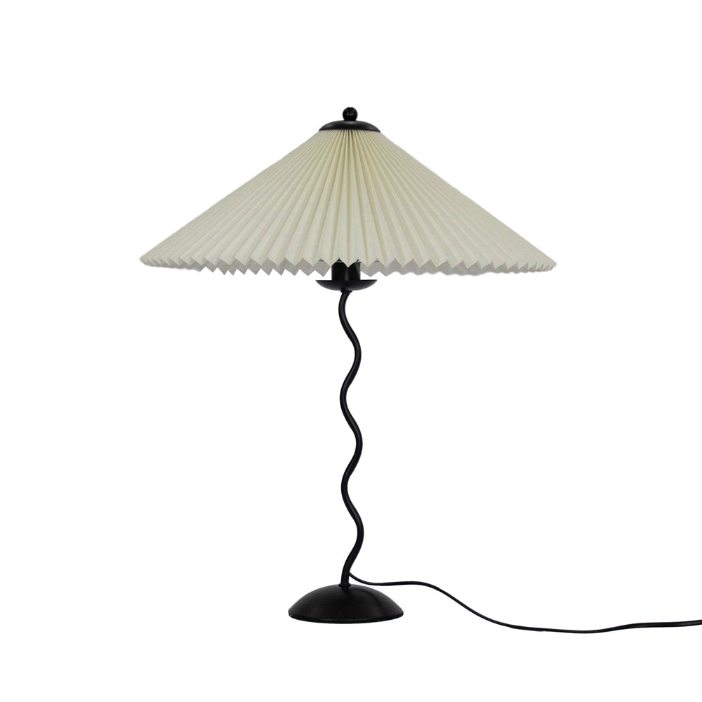 Squiggle Pleated Table Lamp