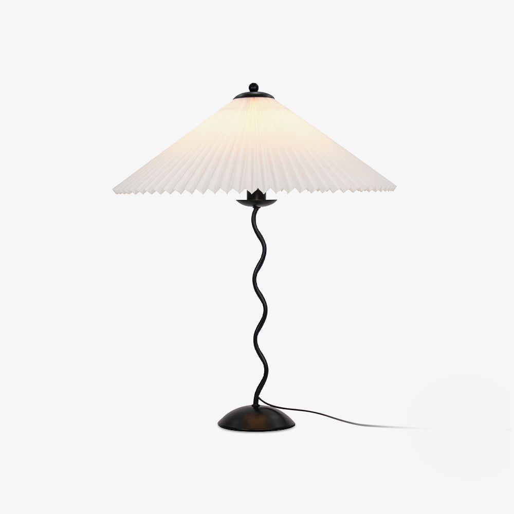 Squiggle Pleated Table Lamp