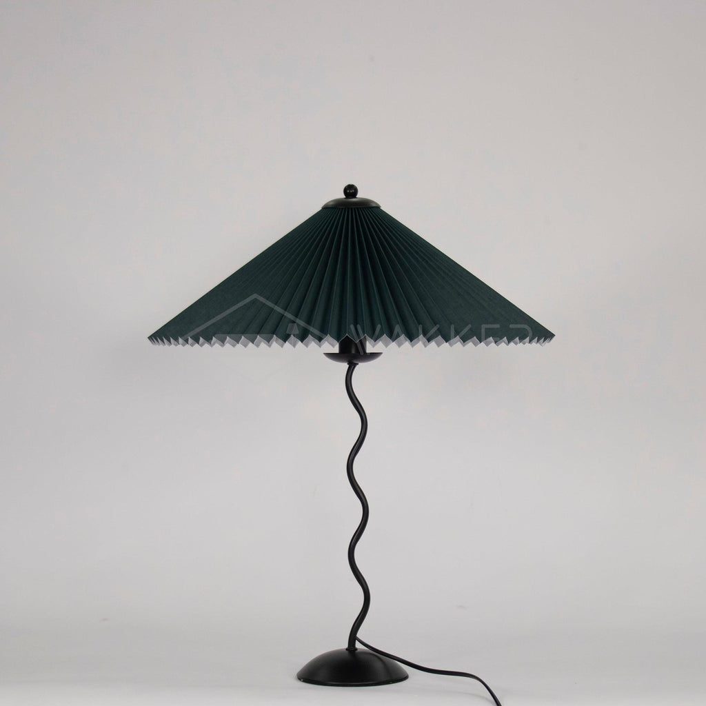 Squiggle Pleated Table Lamp