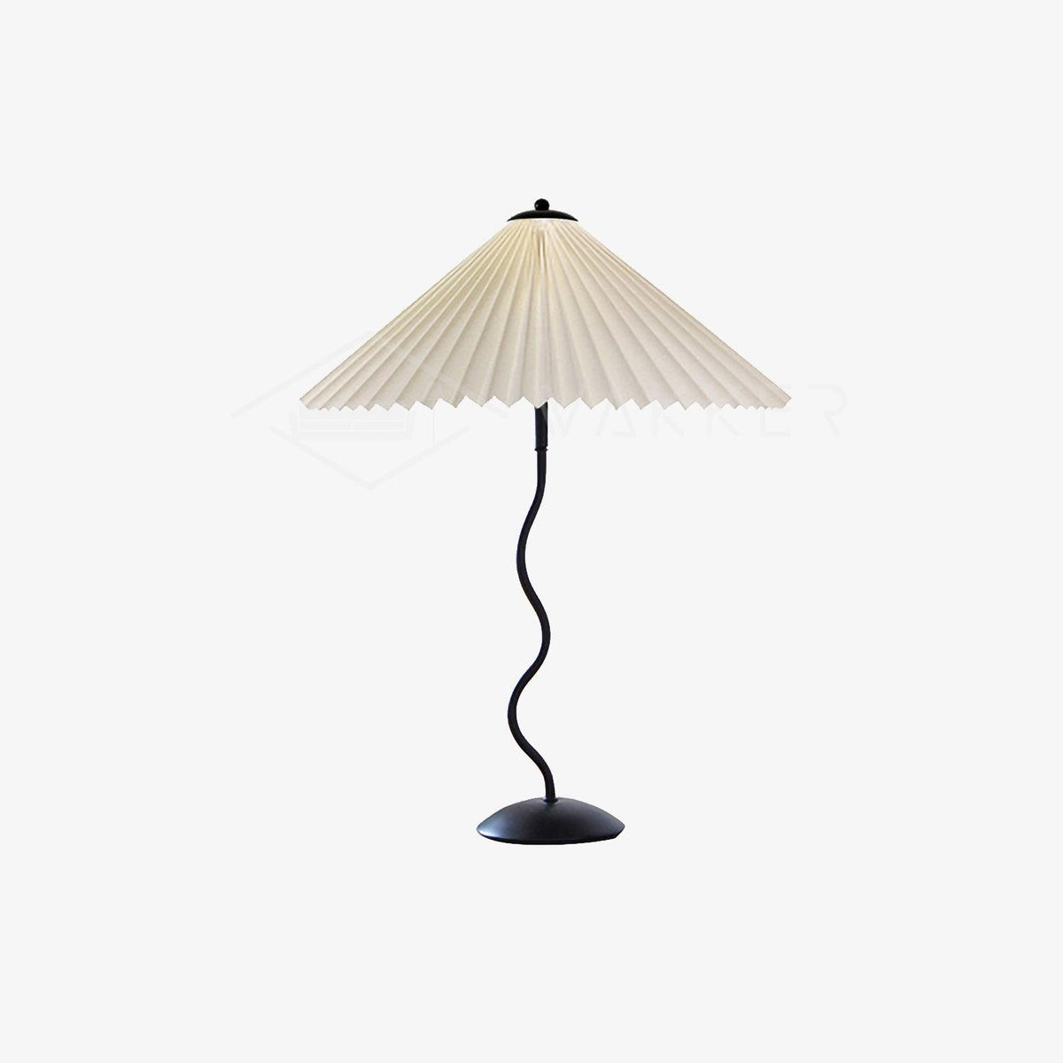 Squiggle Pleated Table Lamp