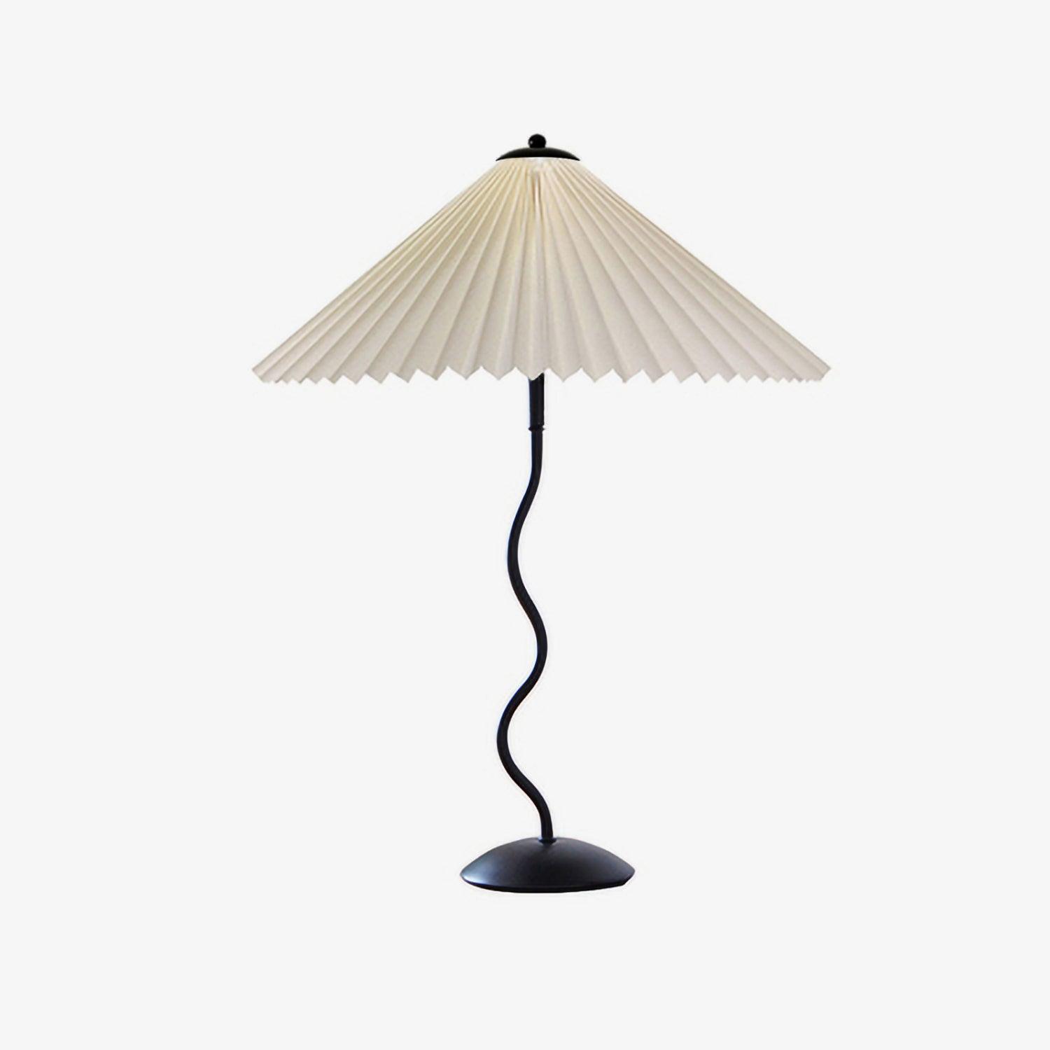 Squiggle Pleated Table Lamp
