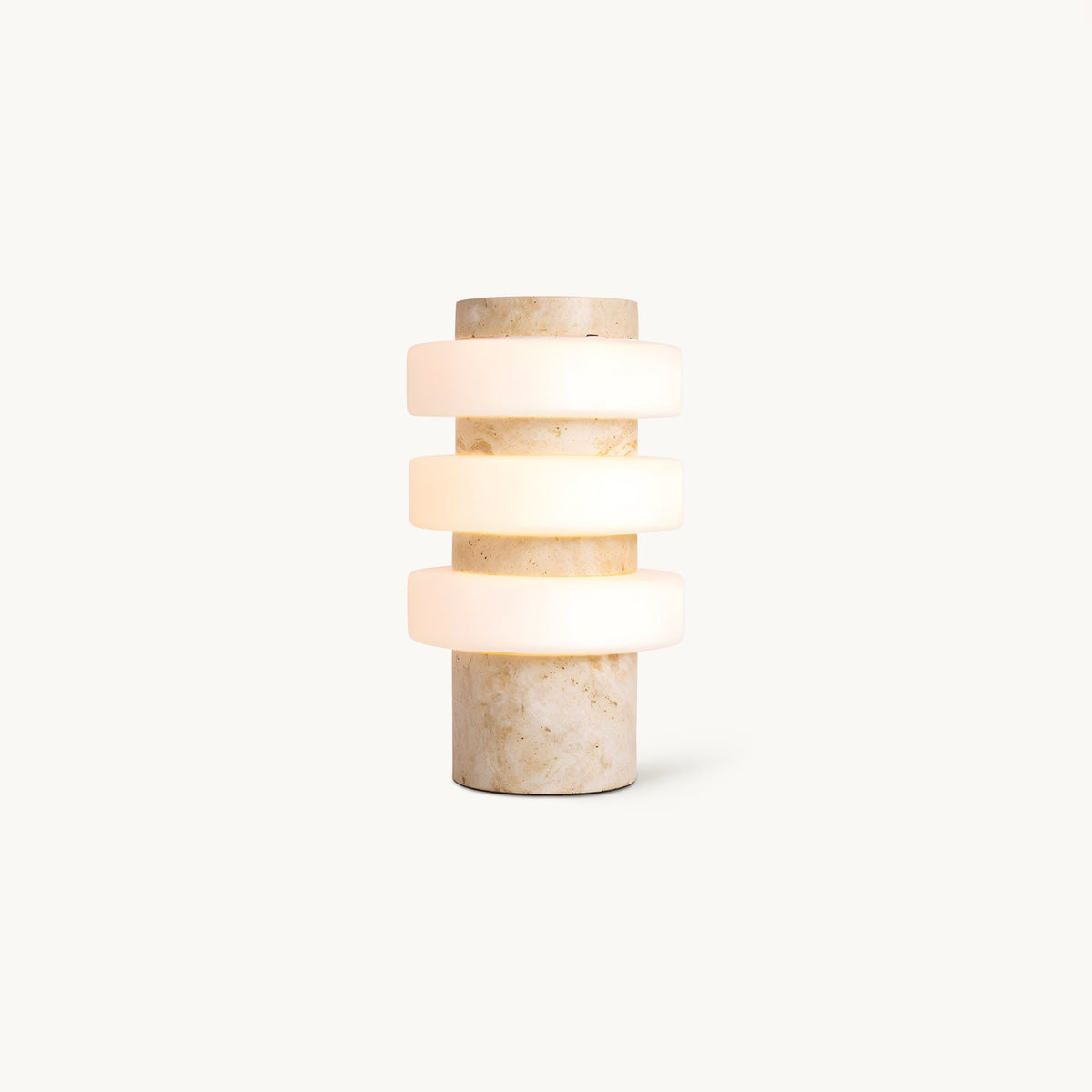 Strata Marble Glass Table Lamp