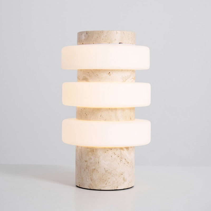Strata Marble Glass Table Lamp