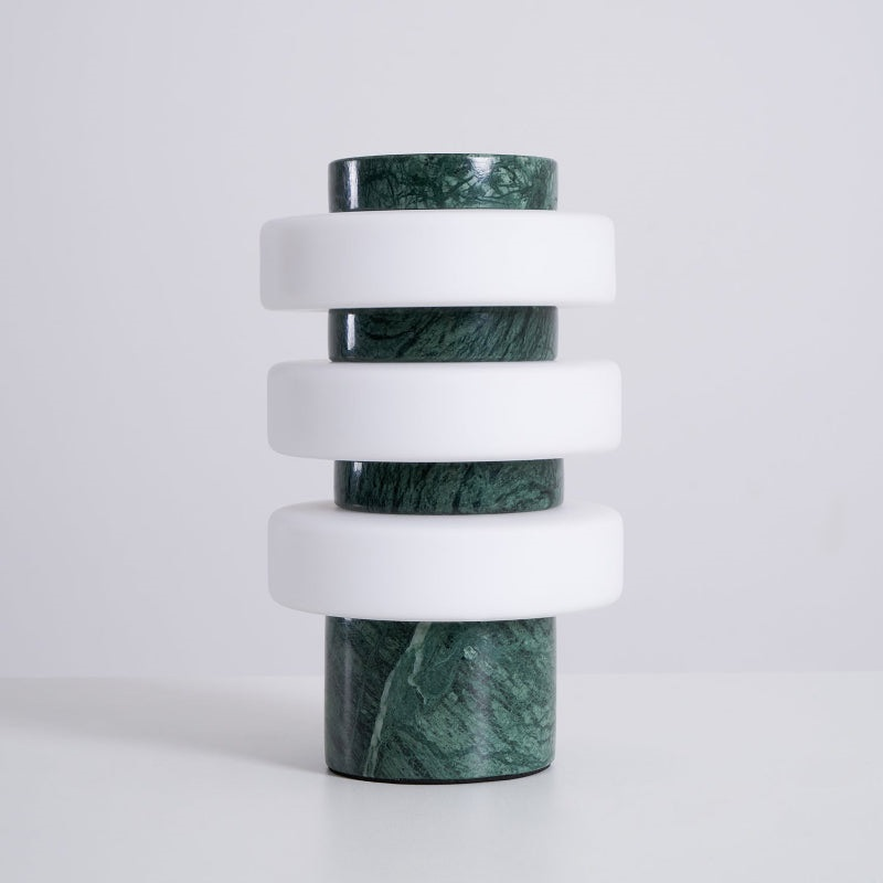 Strata Marble Glass Table Lamp