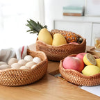 Handwoven Rattan Basket