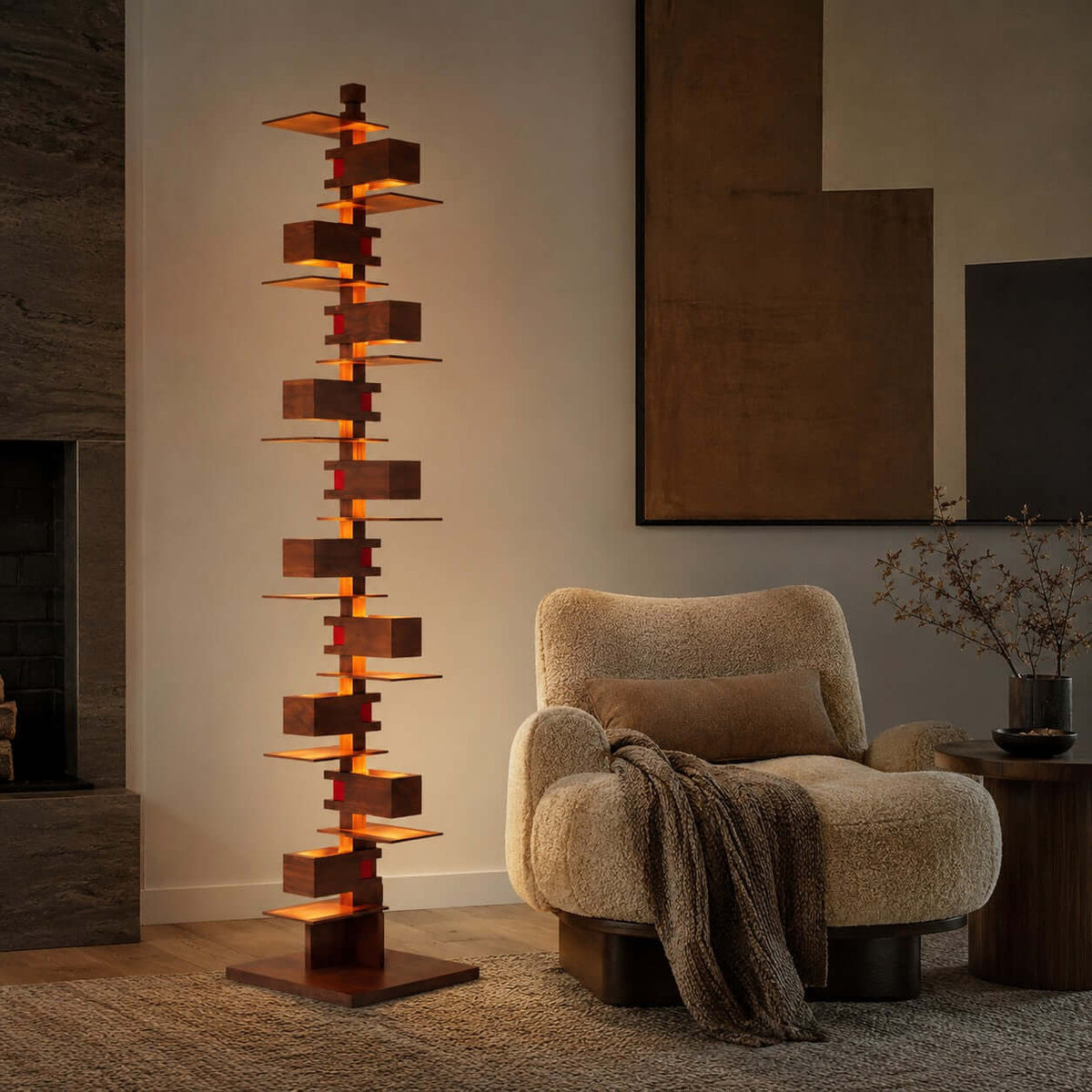 Taliesin Wood Floor Lamp