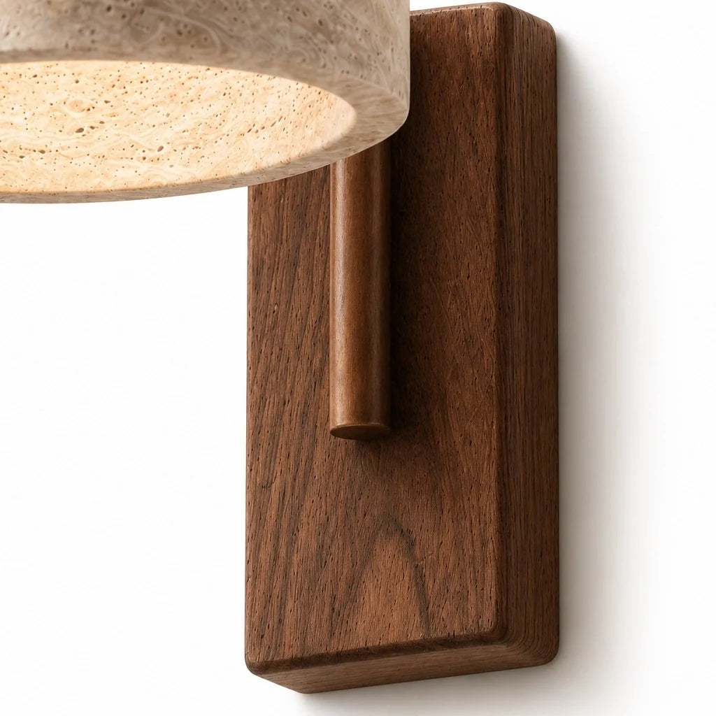 Tavik Travertine Wall Sconce
