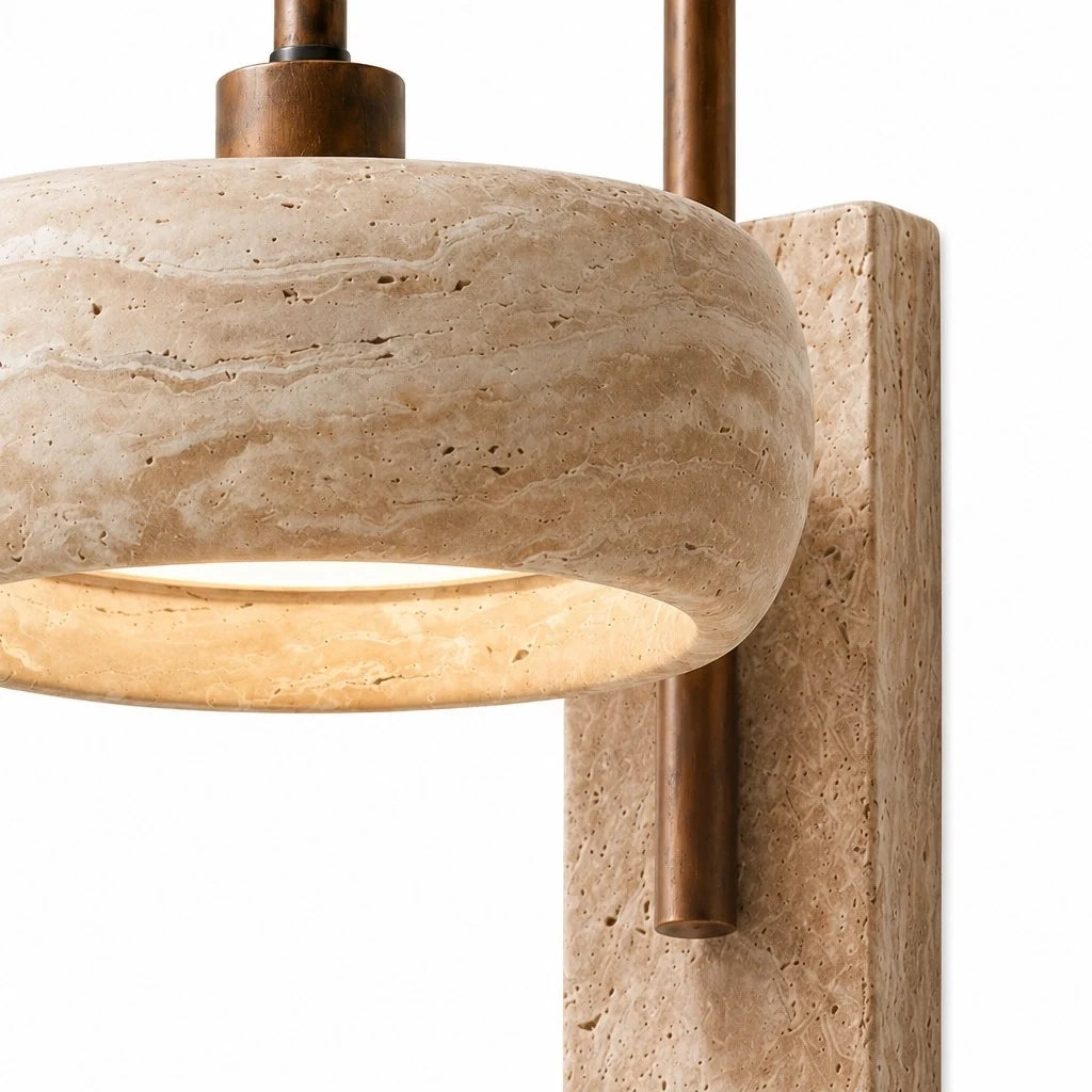 Tavik Travertine Wall Sconce