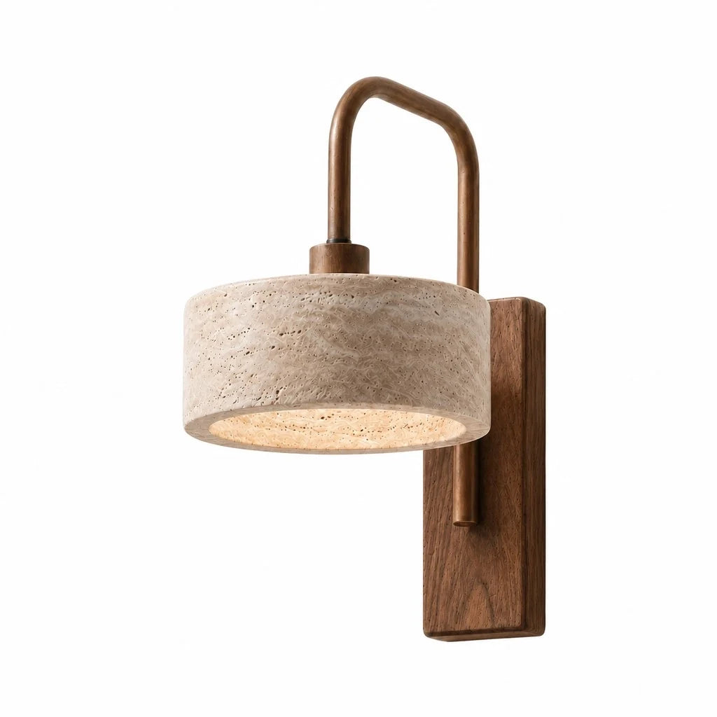 Tavik Travertine Wall Sconce