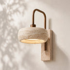 Tavik Travertine Wall Sconce
