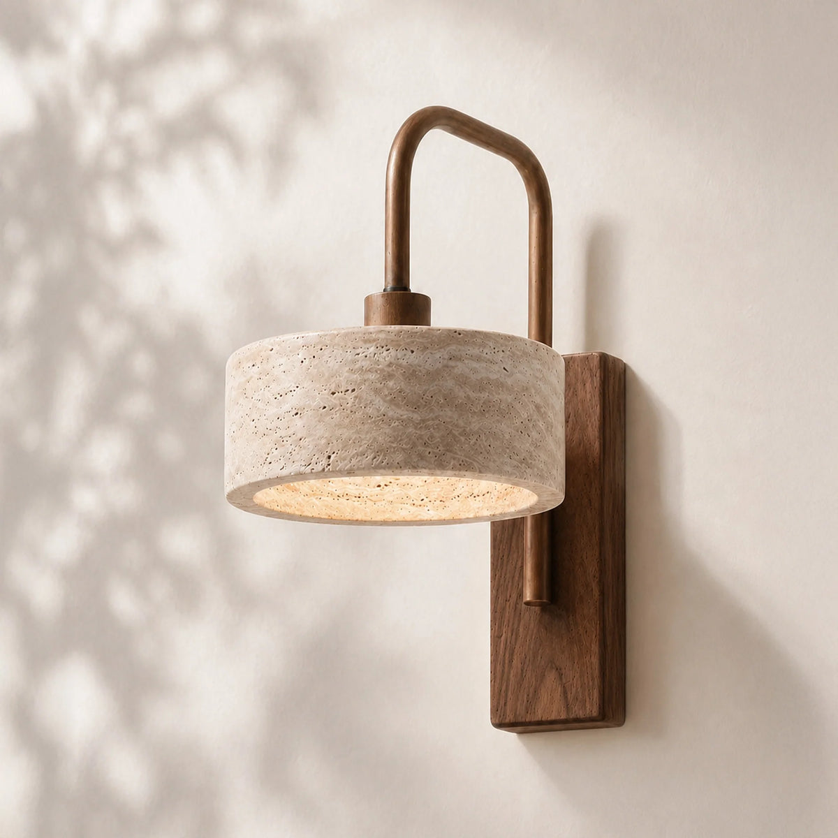 Tavik Travertine Wall Sconce
