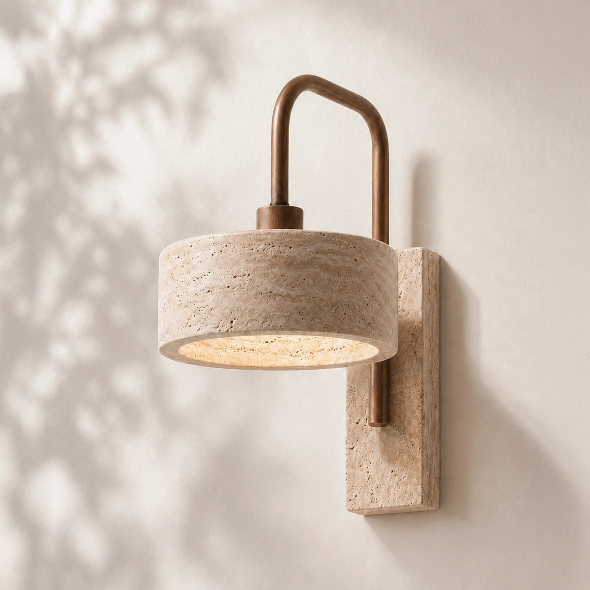 Tavik Travertine Wall Sconce