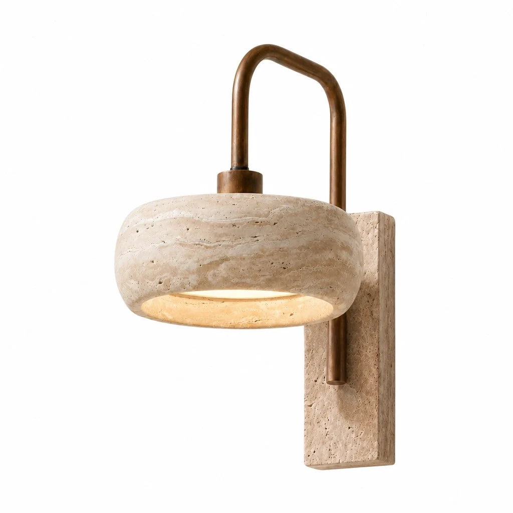Tavik Travertine Wall Sconce