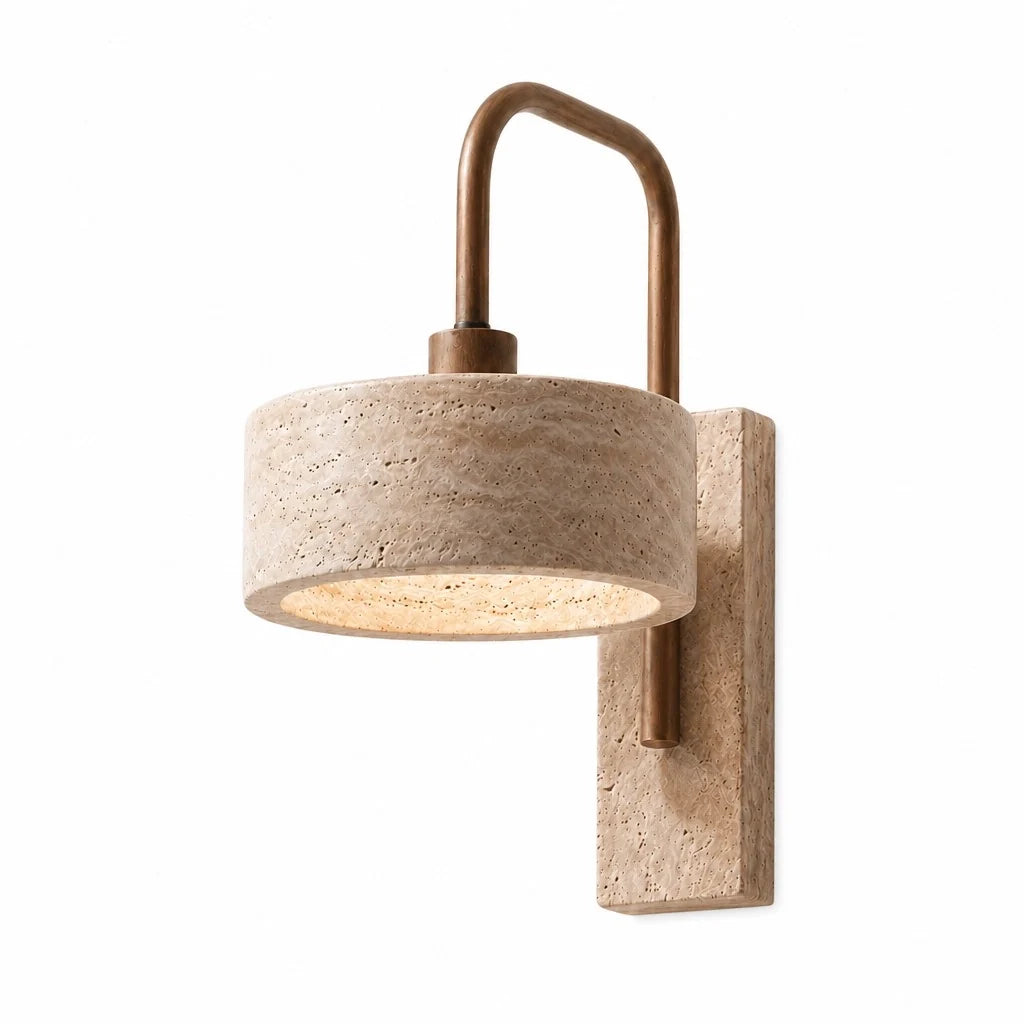 Tavik Travertine Wall Sconce