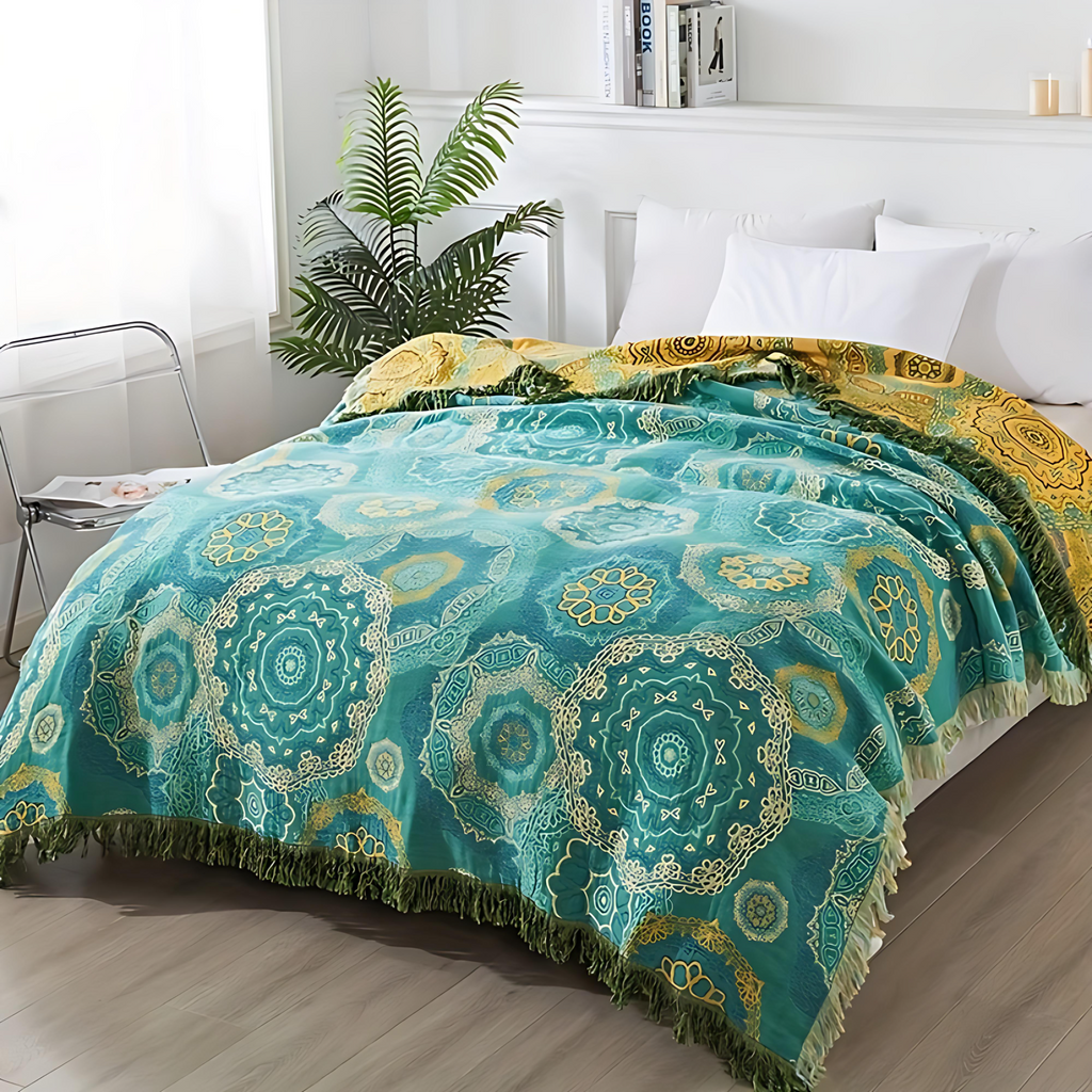 Mandala Cotton Blanket