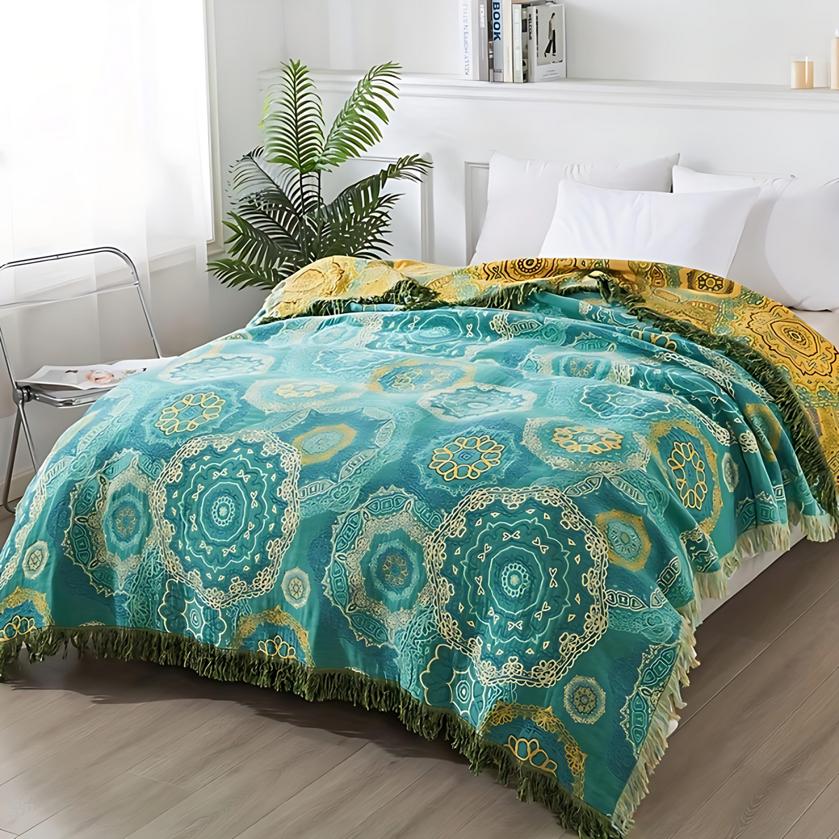 Mandala Cotton Blanket