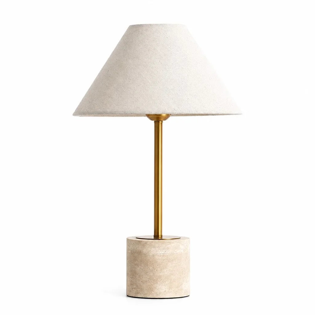 Theo Travertine Table Light