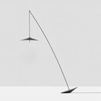 Tilted Fishing Rod Floor Lamp