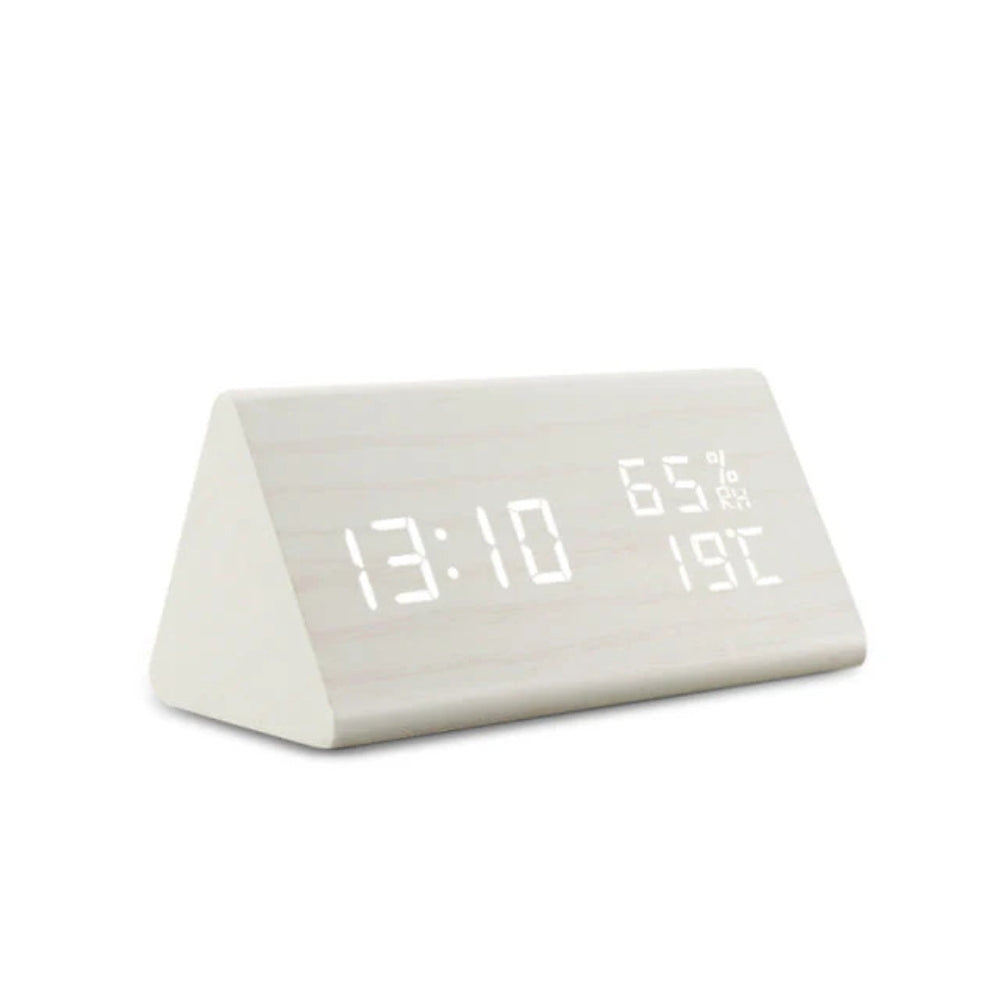 Elora Wooden LED Alarm Clock