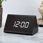 Elora Wooden LED Alarm Clock
