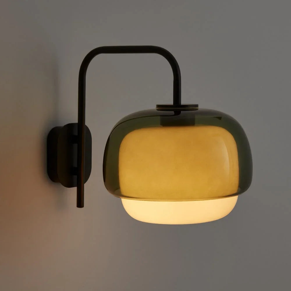 Tove Round Glass Wall Sconce