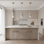 Alabaster Totem Pendant Light