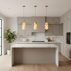 Alabaster Totem Pendant Light