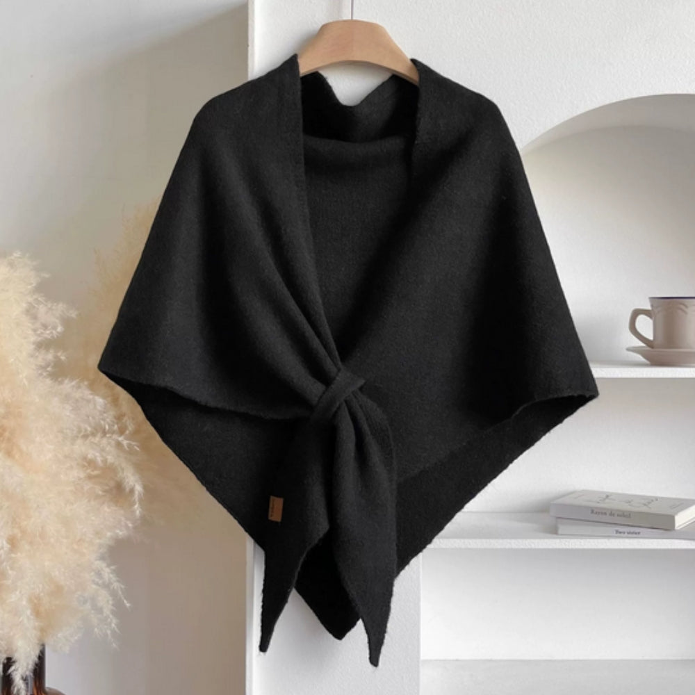 Triangle Knitted Shawl Cape