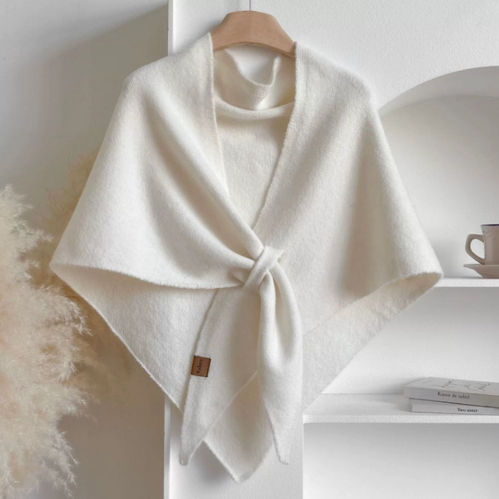 Triangle Knitted Shawl Cape
