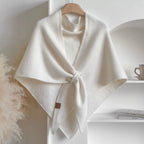 Triangle Knitted Shawl Cape