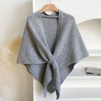 Triangle Knitted Shawl Cape