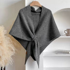 Triangle Knitted Shawl Cape