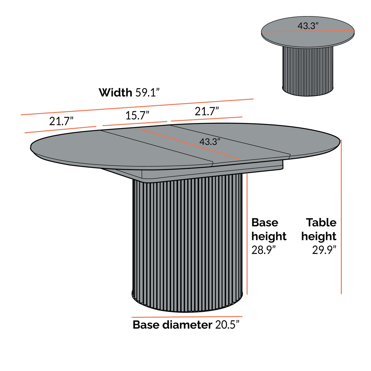 Maru Extendable Dining Table